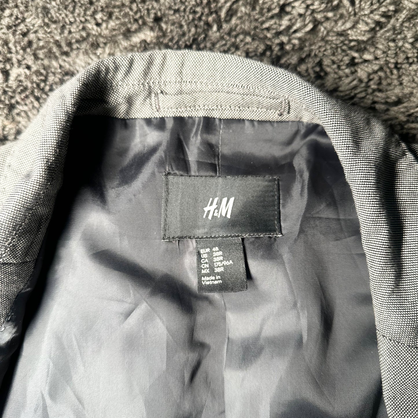 Blazer - Gray & Black - Size 48