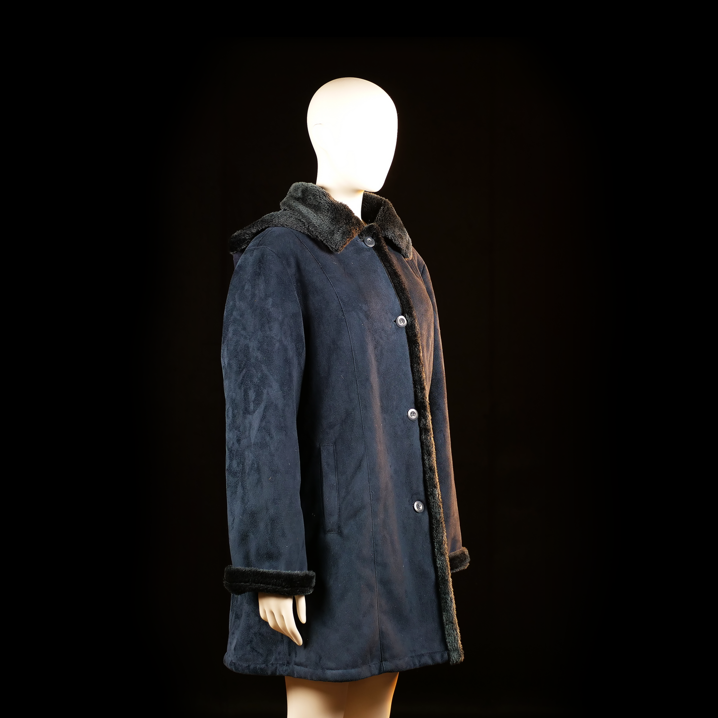 Parka - Navy & Charcoal - Size 40