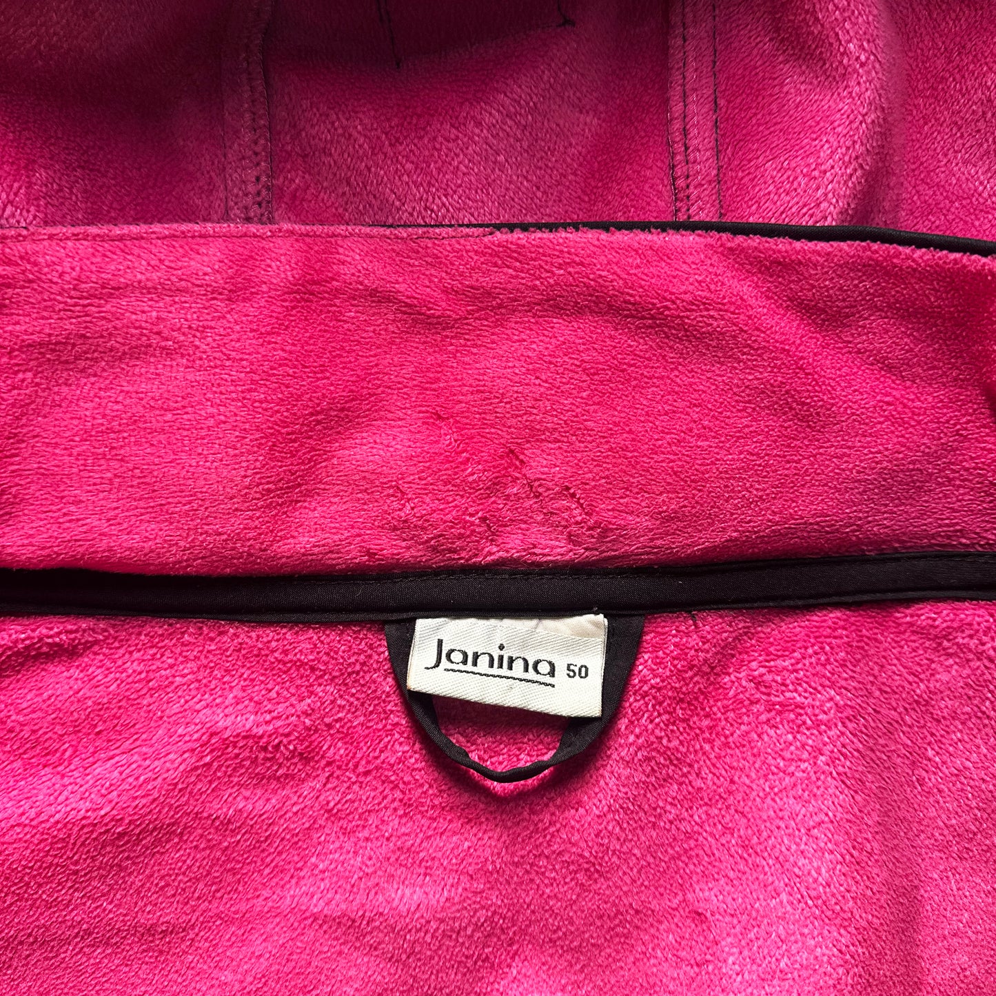Rain coat - Black & Pink - Size 50