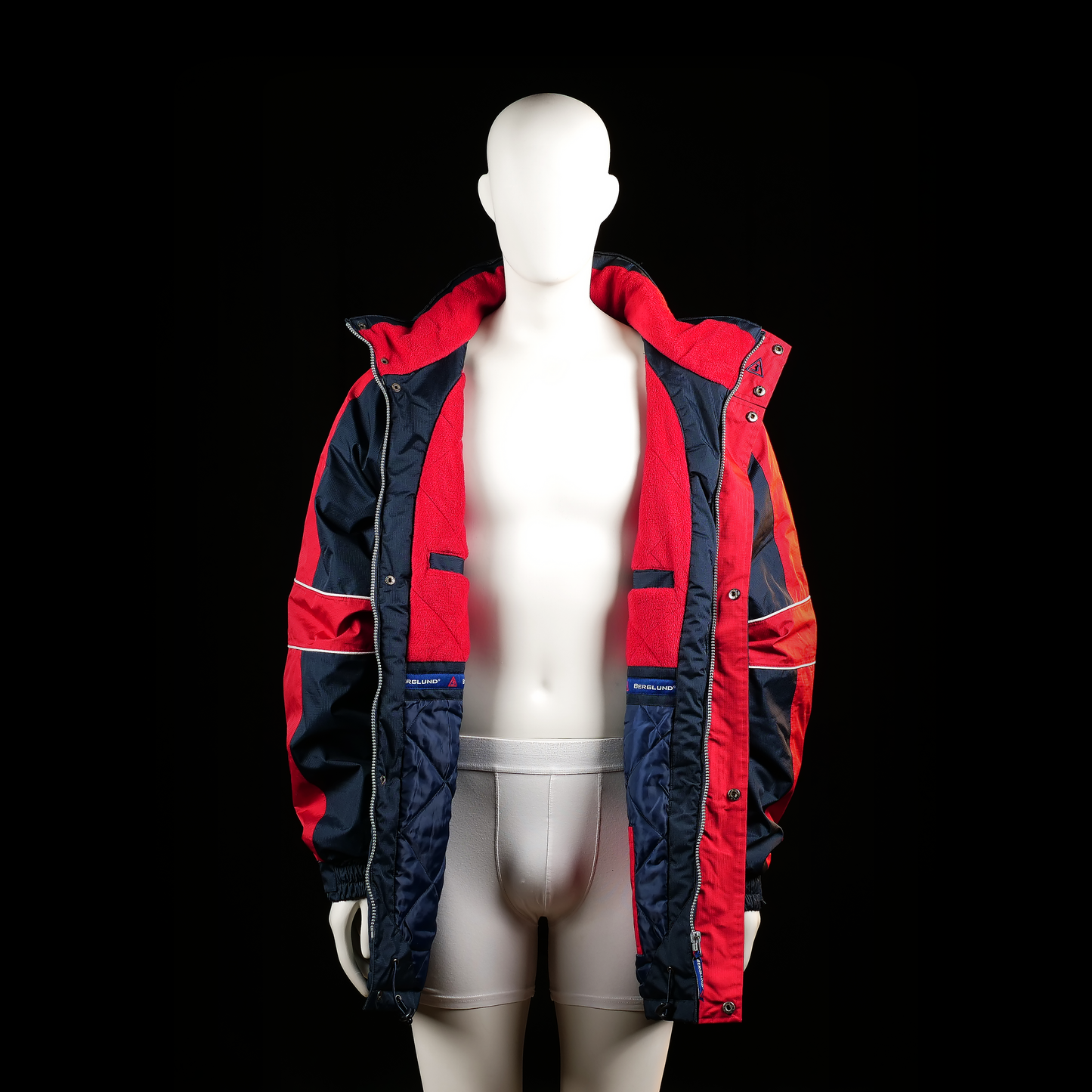 Windbreaker - Black & Red - Size 2XL