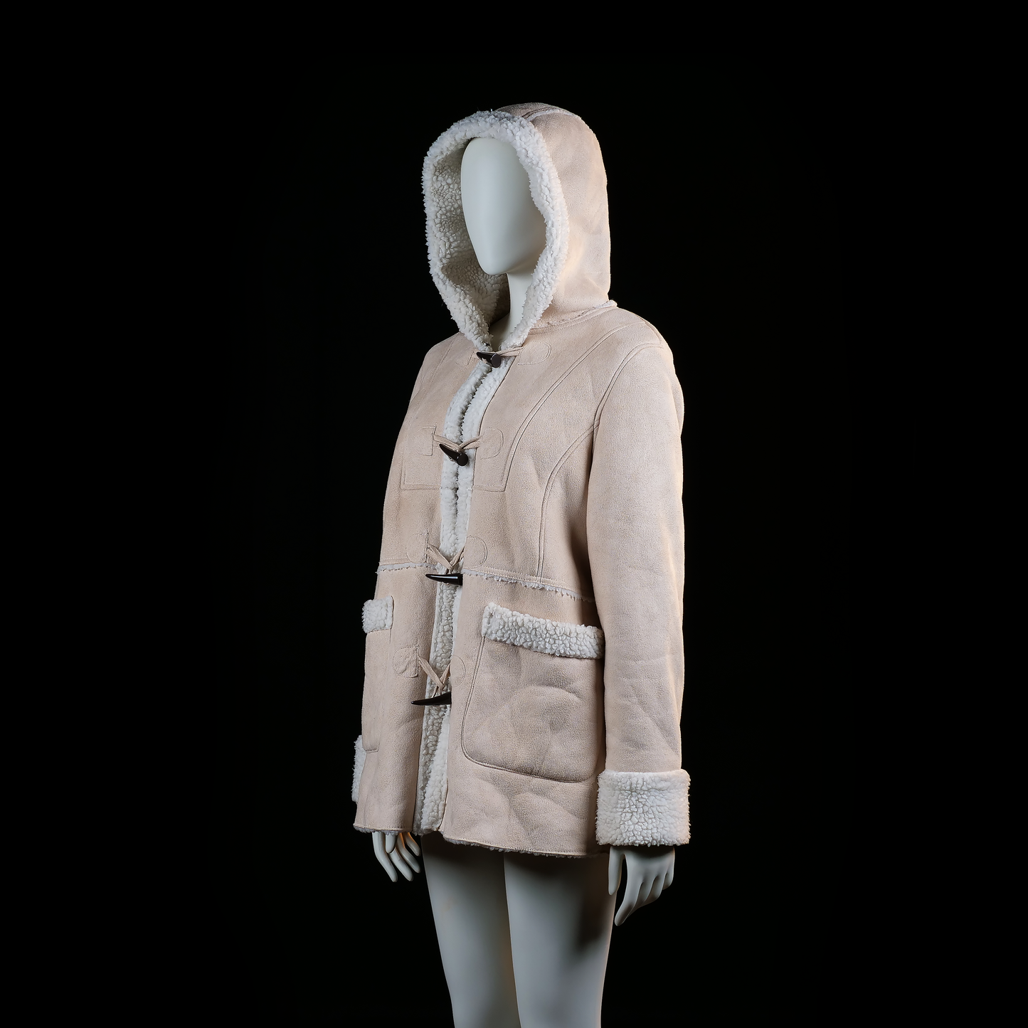 Duffle coat - Beige & Ivory - Size 40