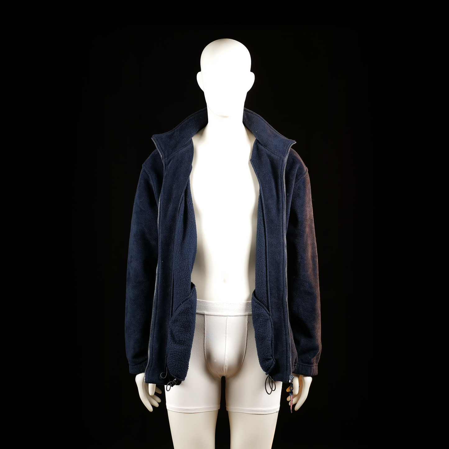 Fleece jacket - Black - Size XL