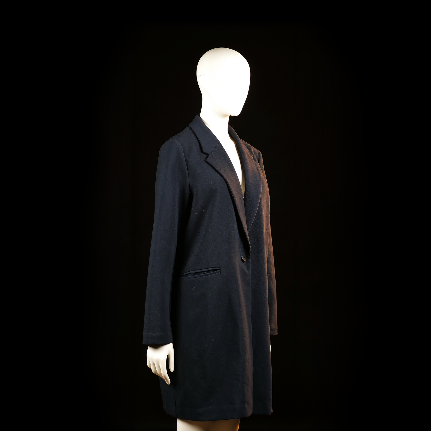 Overcoat - Navy - Size 44