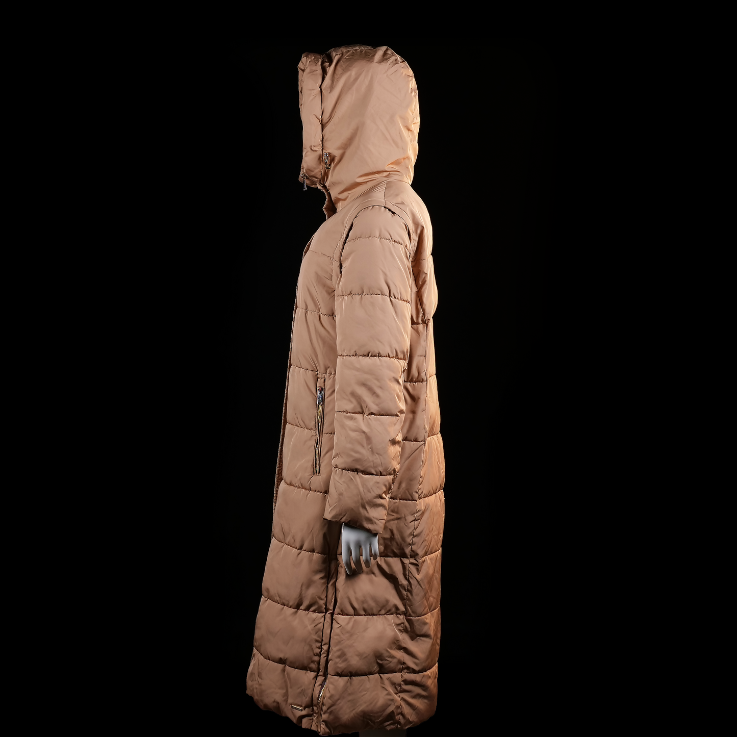 Padded coat - Camel - Size 38