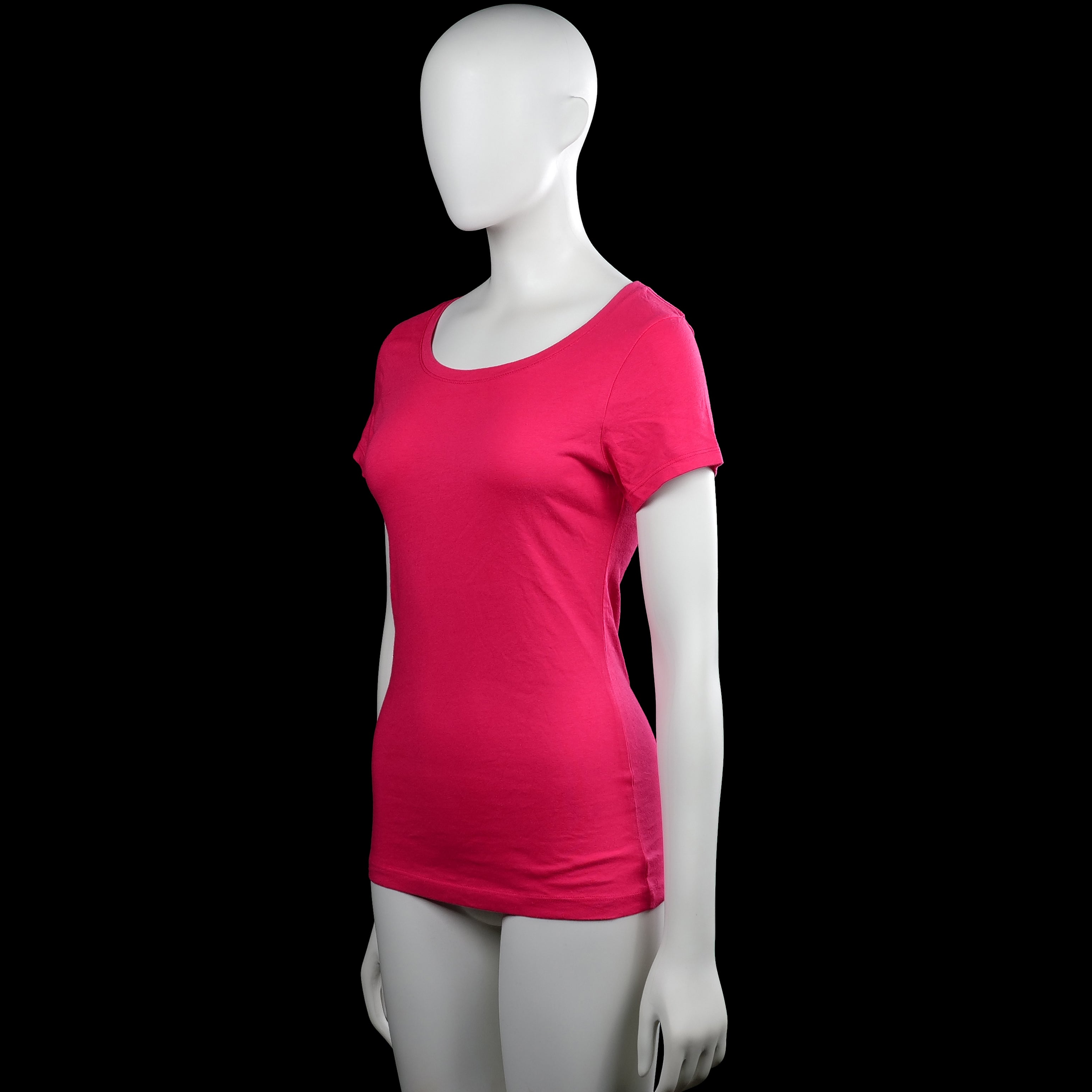 T-shirt - Pink & White - Size S