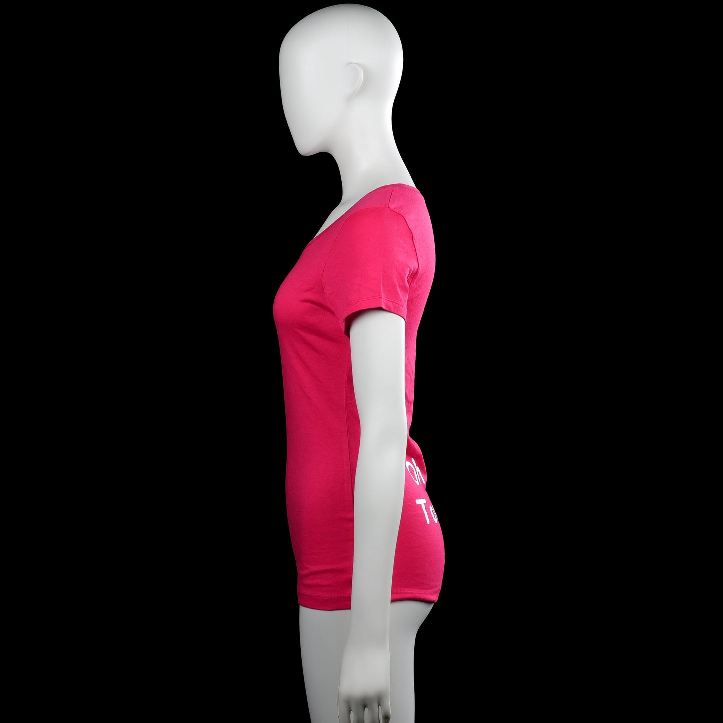 T-shirt - Pink & White - Size S