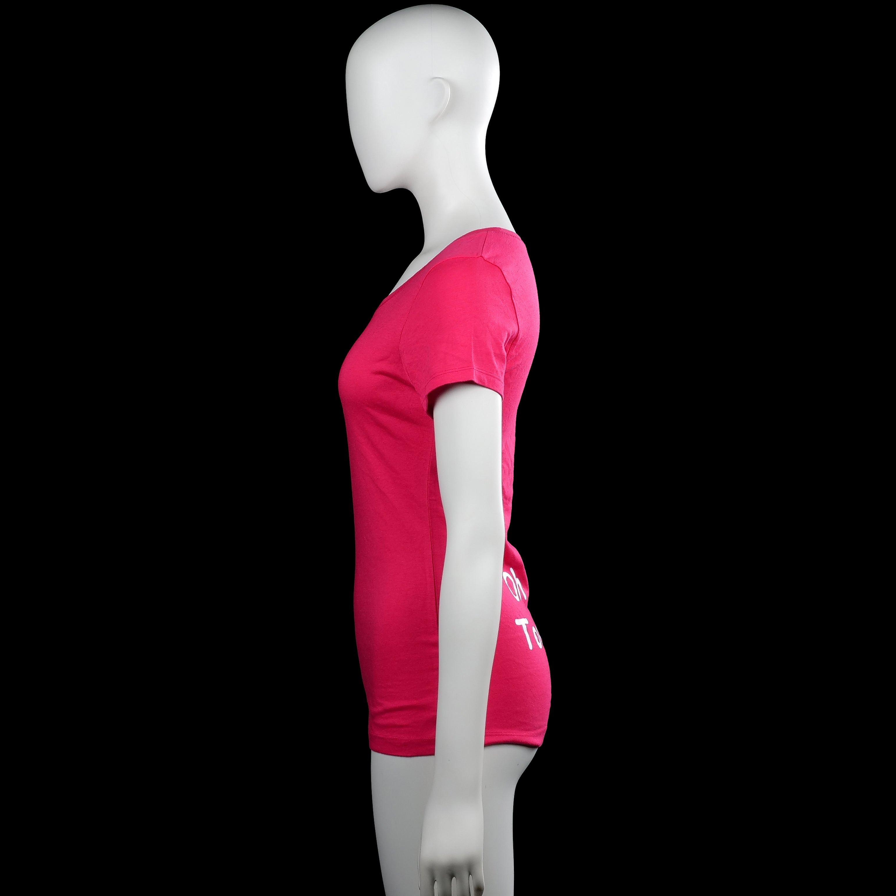 T-shirt - Pink & White - Size S