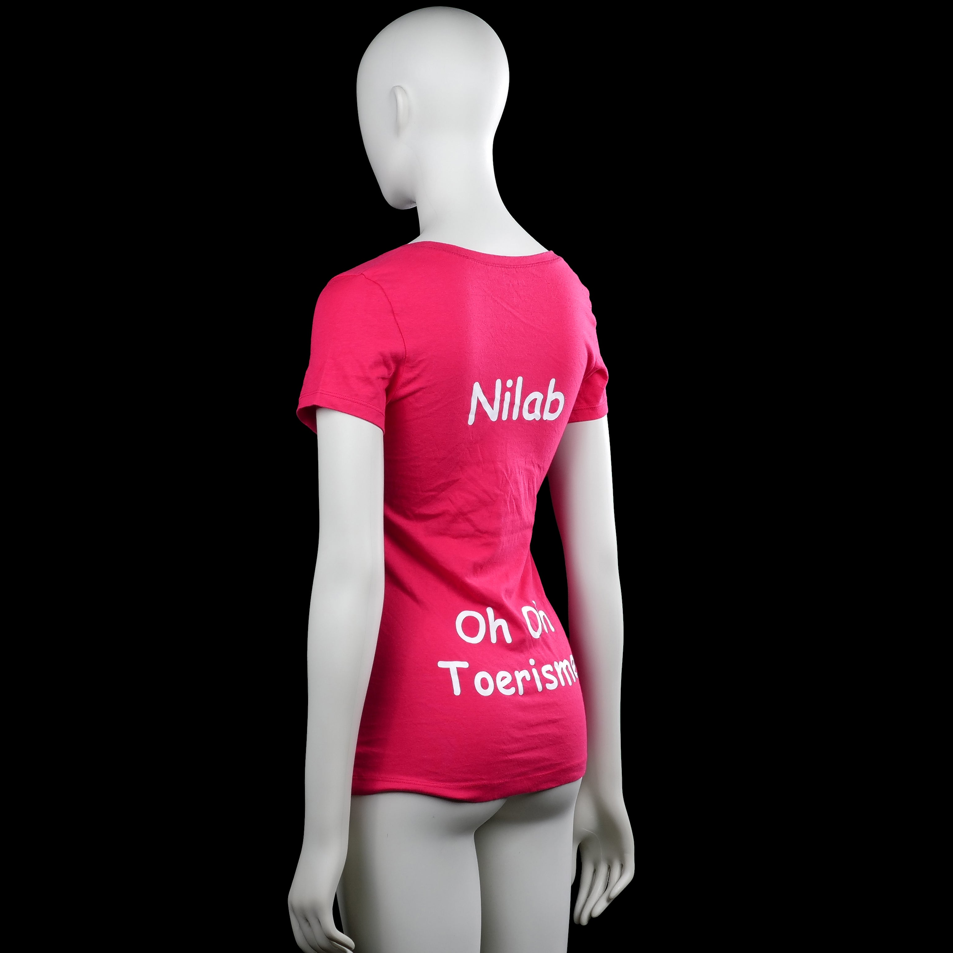 T-shirt - Pink & White - Size S