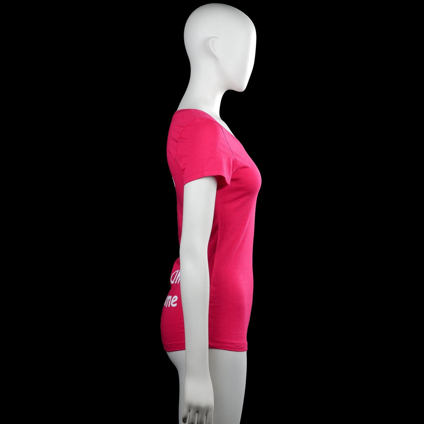 T-shirt - Pink & White - Size S