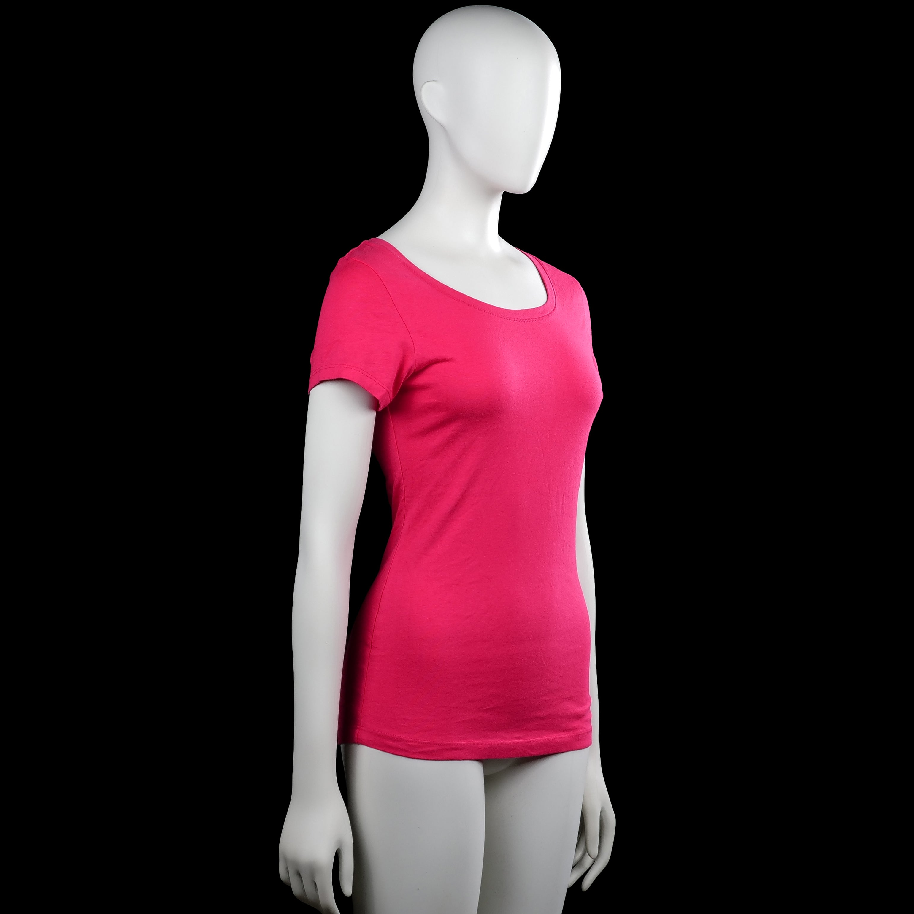 T-shirt - Pink & White - Size S