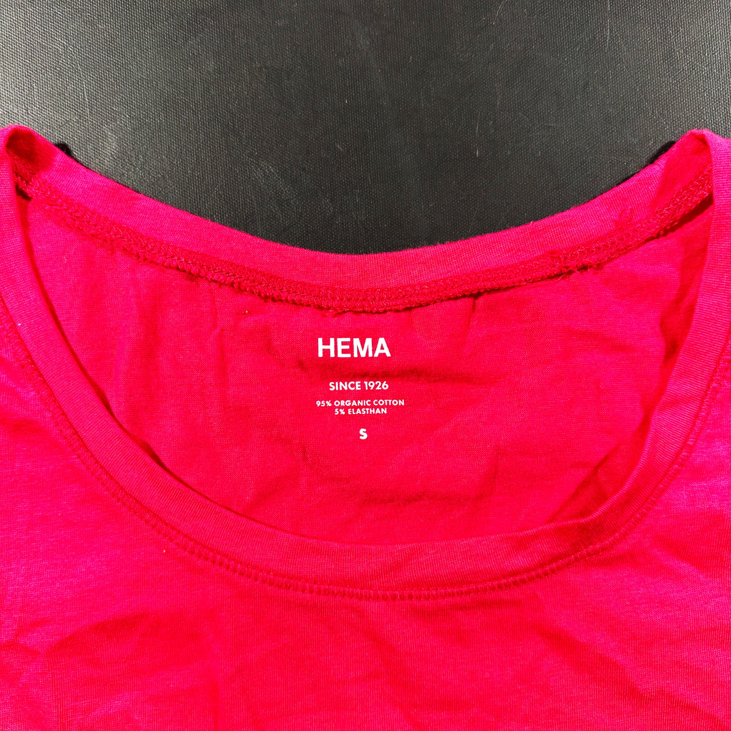 T-shirt - Pink & White - Size S
