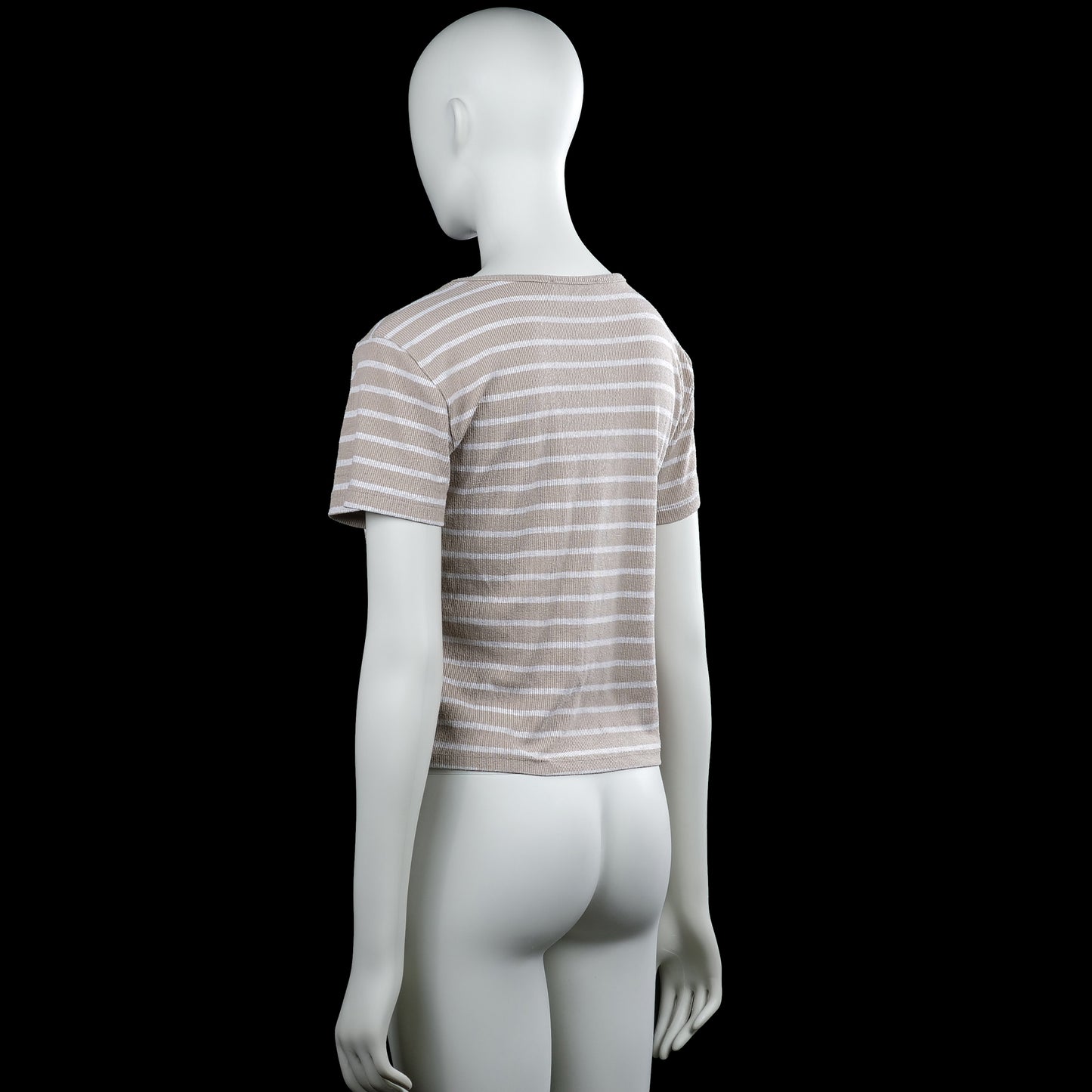 T-shirt - Beige & White - Size XL
