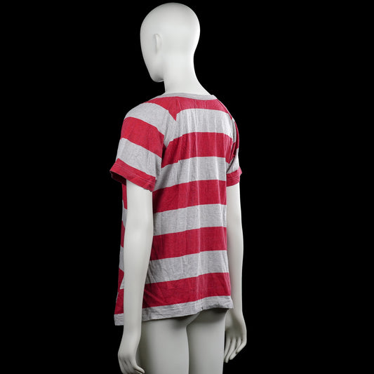 T-shirt - Red & Light Gray - Size XL