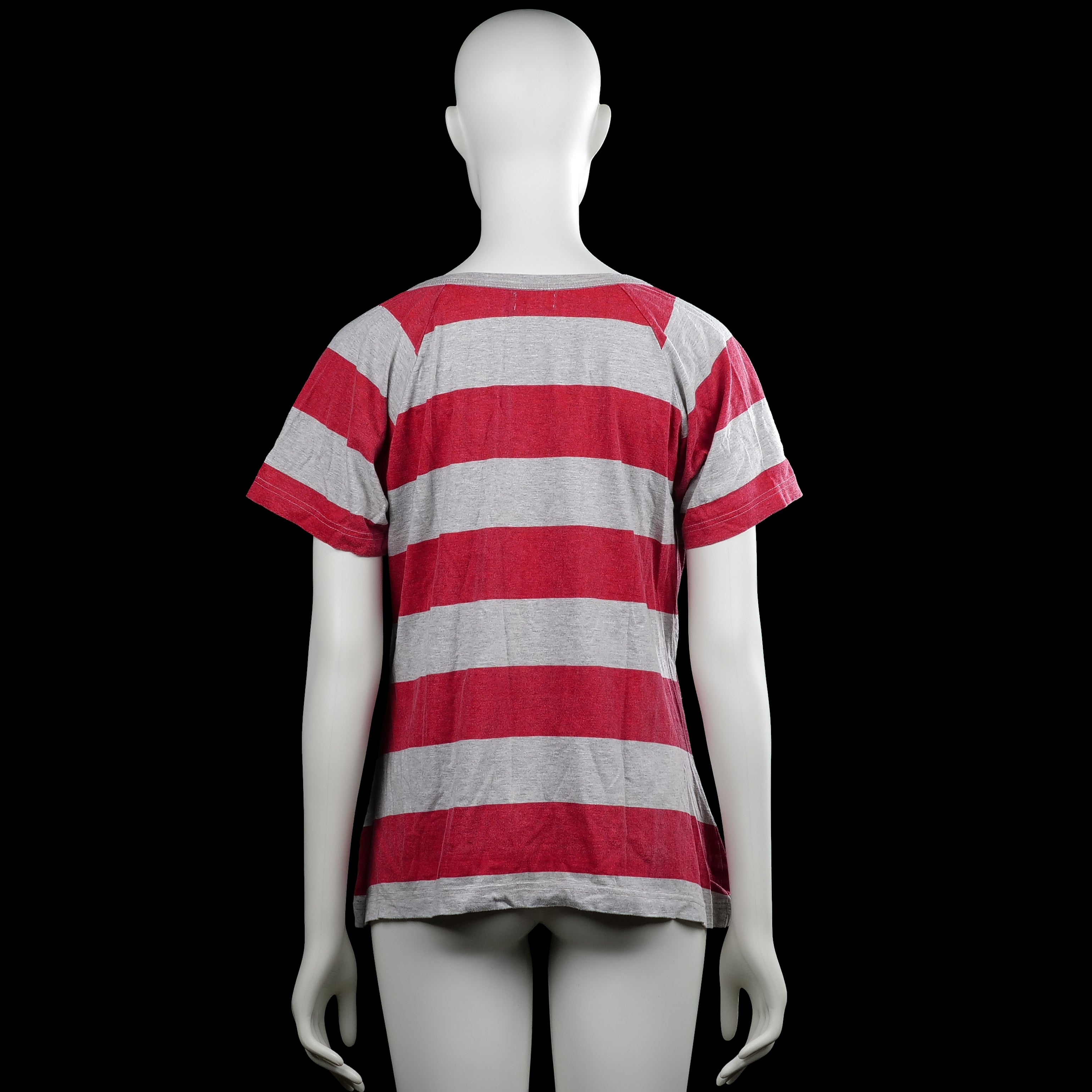 T-shirt - Red & Light Gray - Size XL