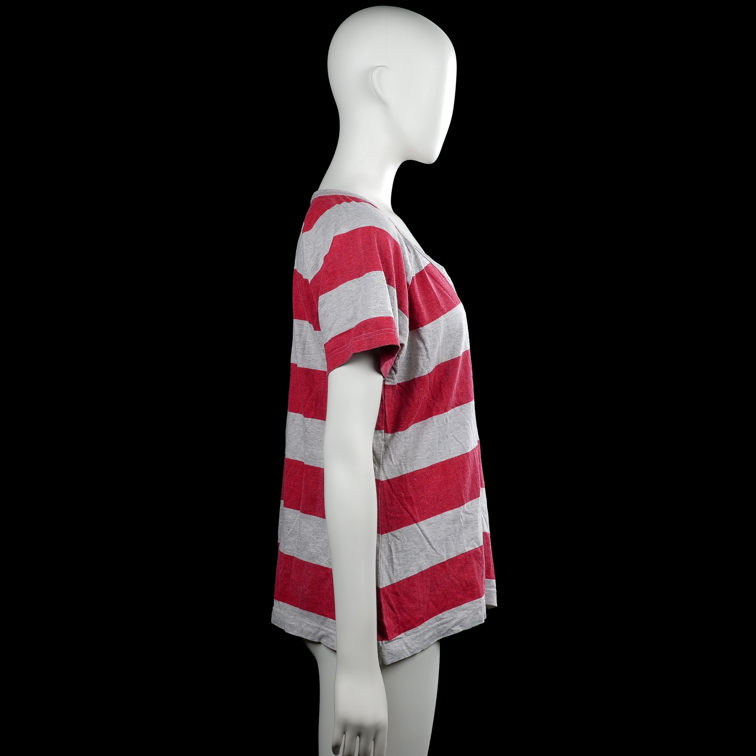 T-shirt - Red & Light Gray - Size XL