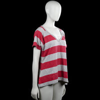 T-shirt - Red & Light Gray - Size XL