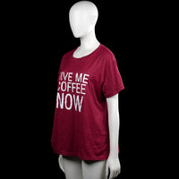 T-shirt - Burgundy - Size XL