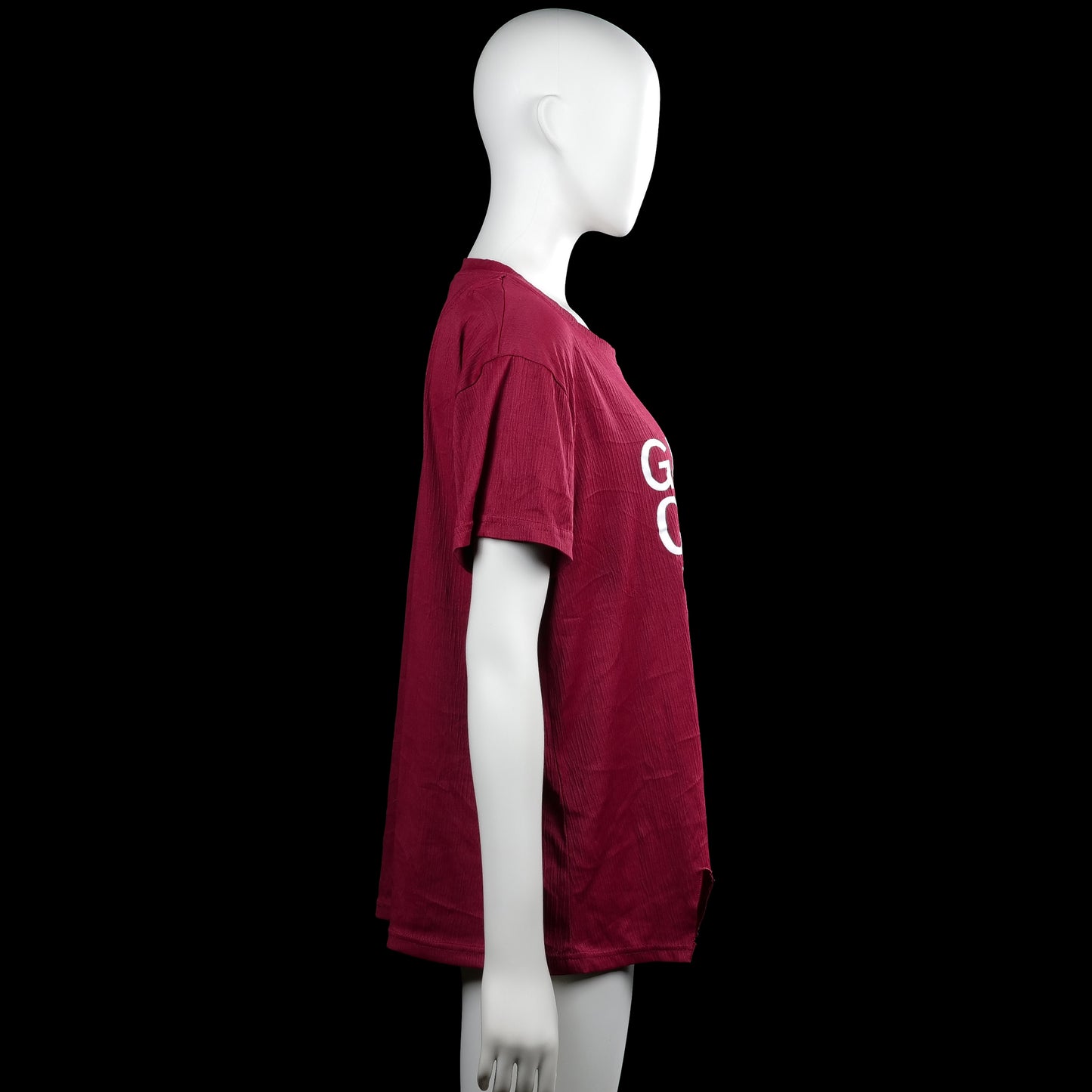 T-shirt - Burgundy - Size XL