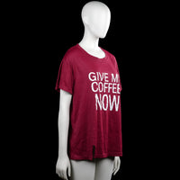 T-shirt - Burgundy - Size XL