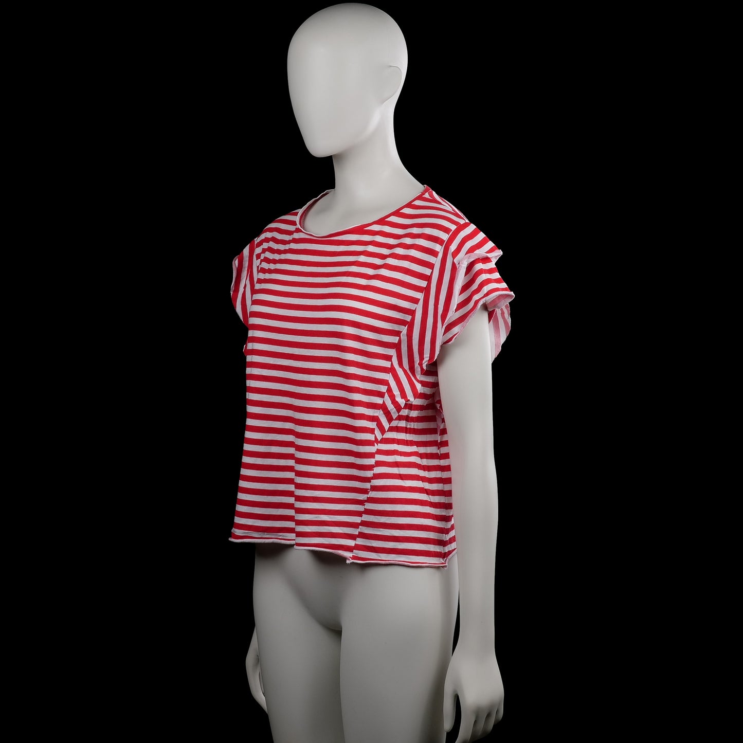 T-shirt - Red & White - Size M
