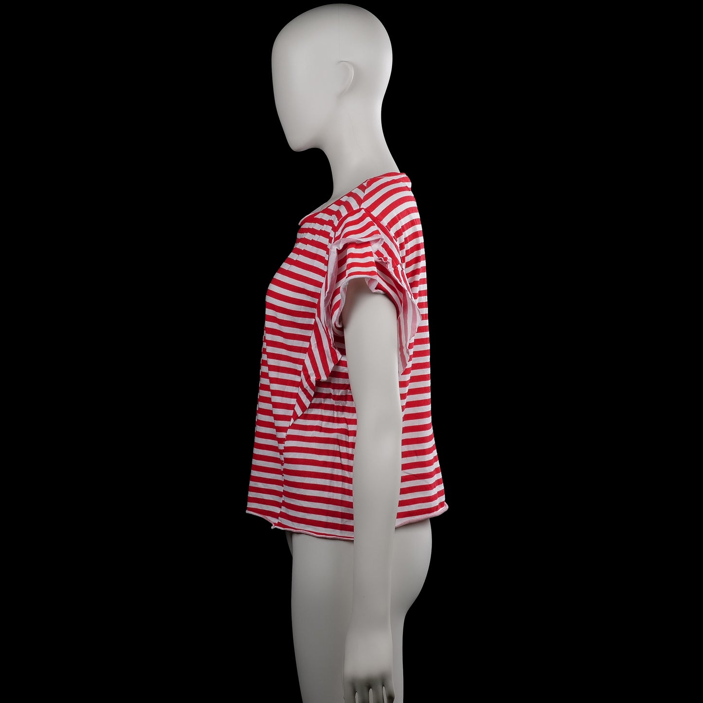 T-shirt - Red & White - Size M