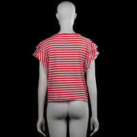 T-shirt - Red & White - Size M