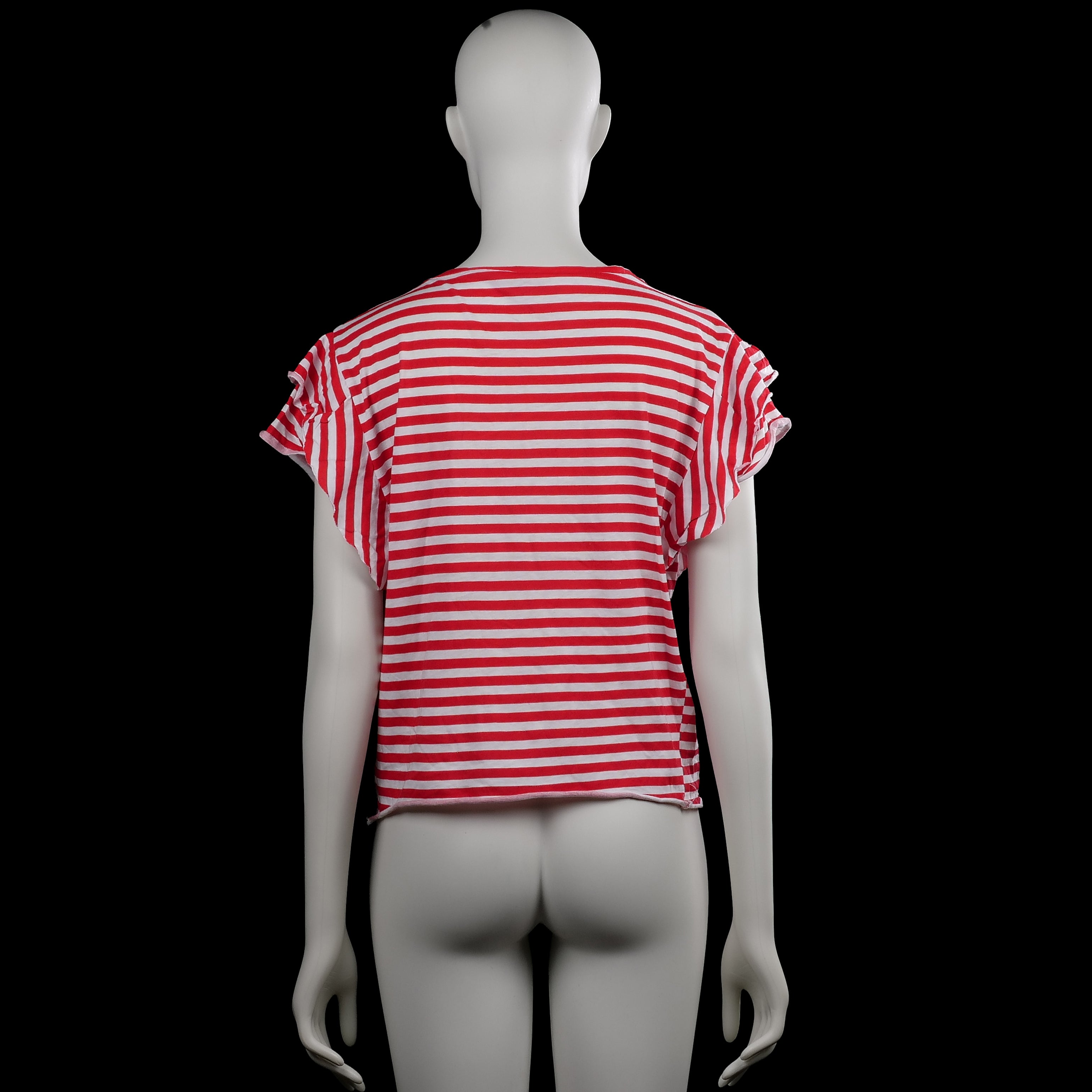 T-shirt - Red & White - Size M