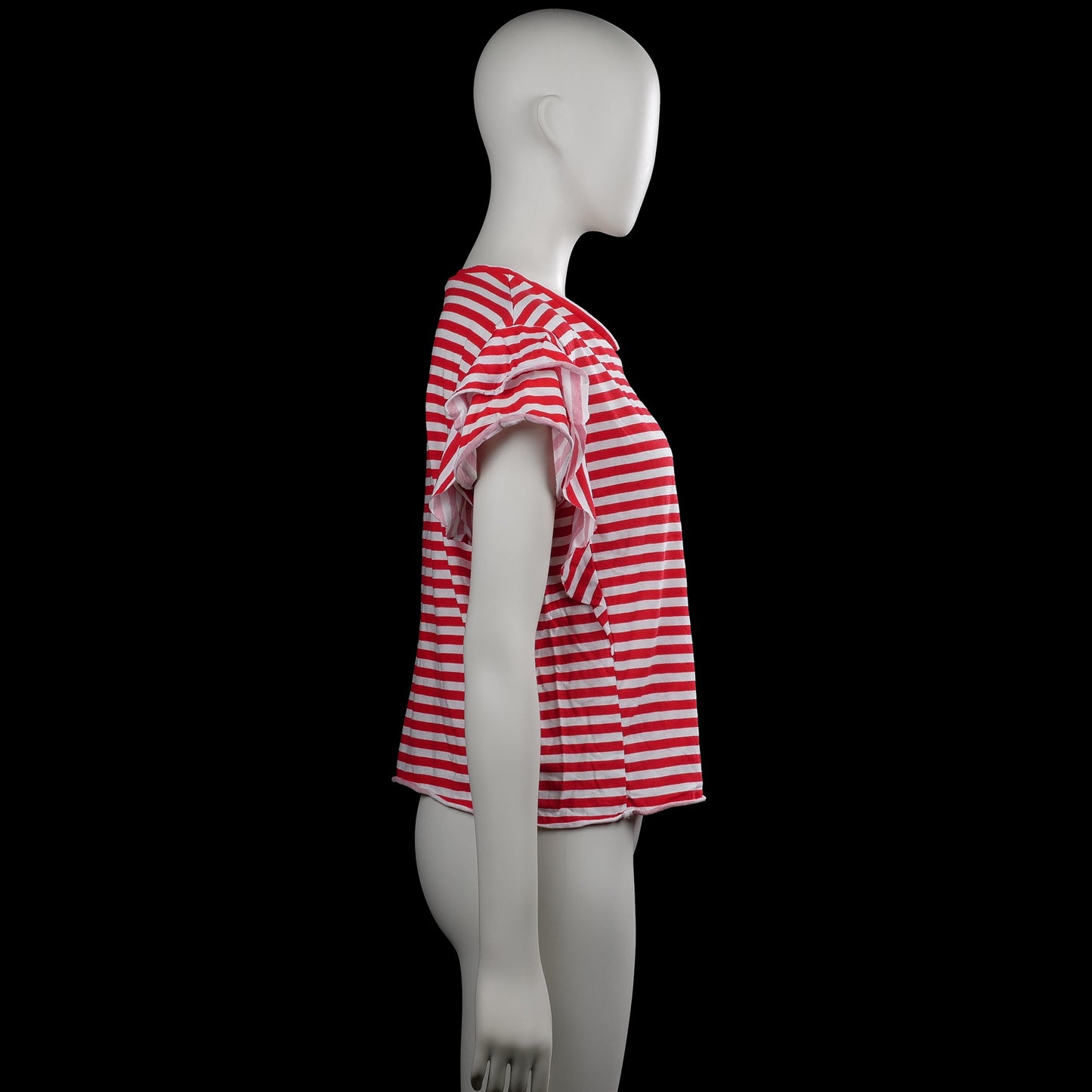 T-shirt - Red & White - Size M