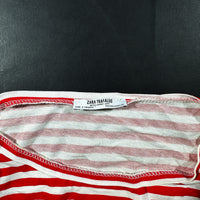 T-shirt - Red & White - Size M