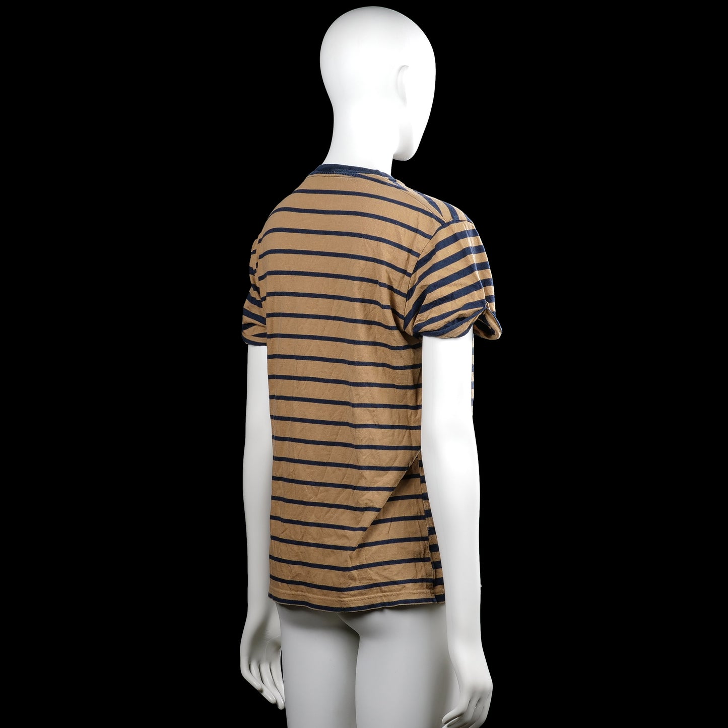 T-shirt - Camel & Navy - Size S