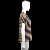 T-shirt - Camel & Navy - Size S