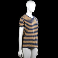 T-shirt - Camel & Navy - Size S