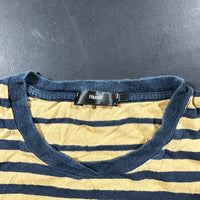 T-shirt - Camel & Navy - Size S