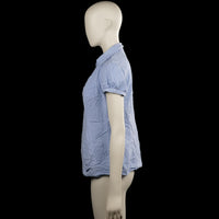 T-shirt - Light Blue & White - Size M