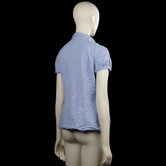 T-shirt - Light Blue & White - Size M