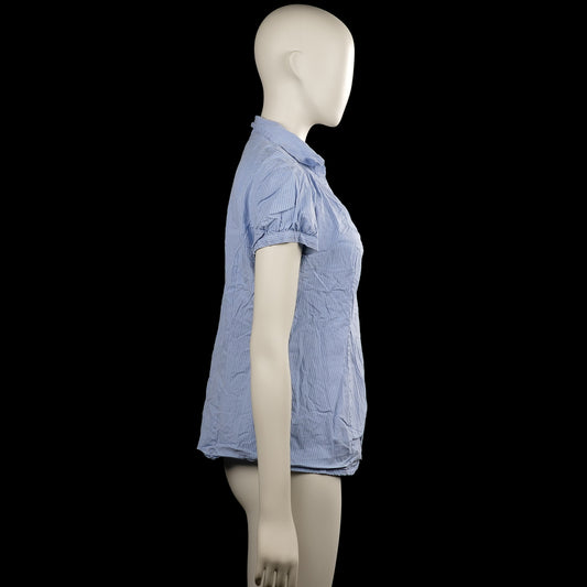 T-shirt - Light Blue & White - Size M