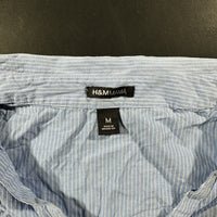 T-shirt - Light Blue & White - Size M
