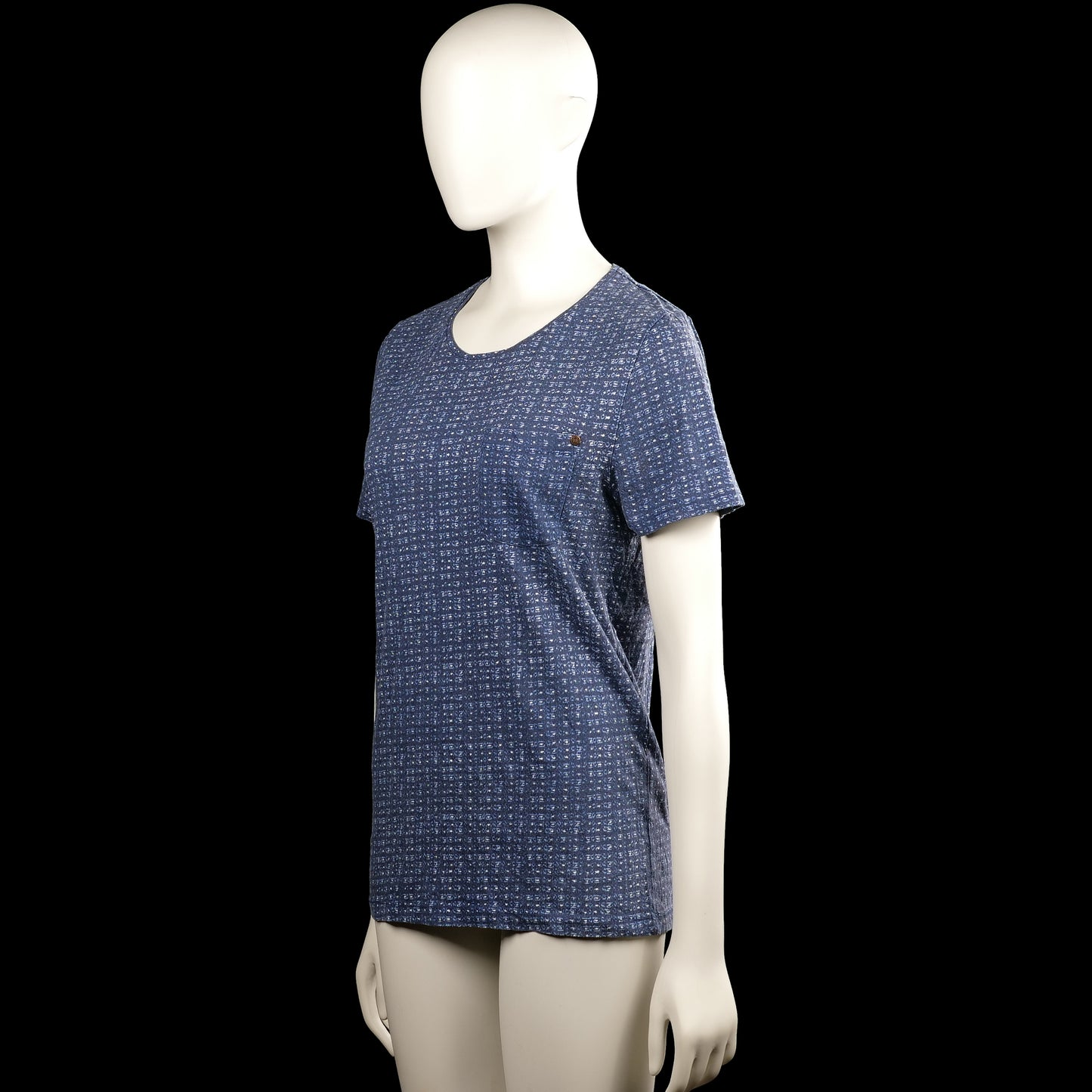 T-shirt - Navy & White - Size M