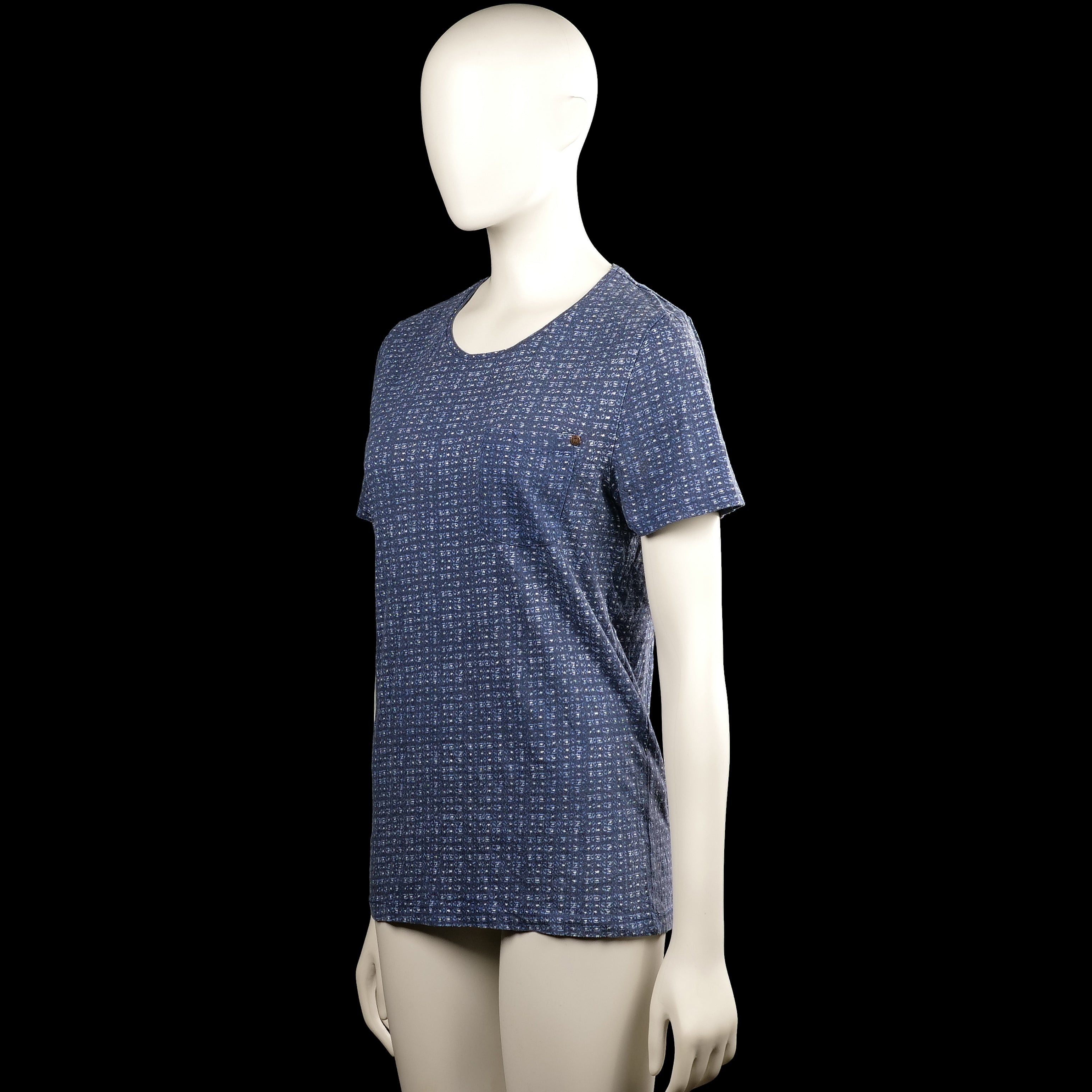 T-shirt - Navy & White - Size M