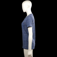 T-shirt - Navy & White - Size M