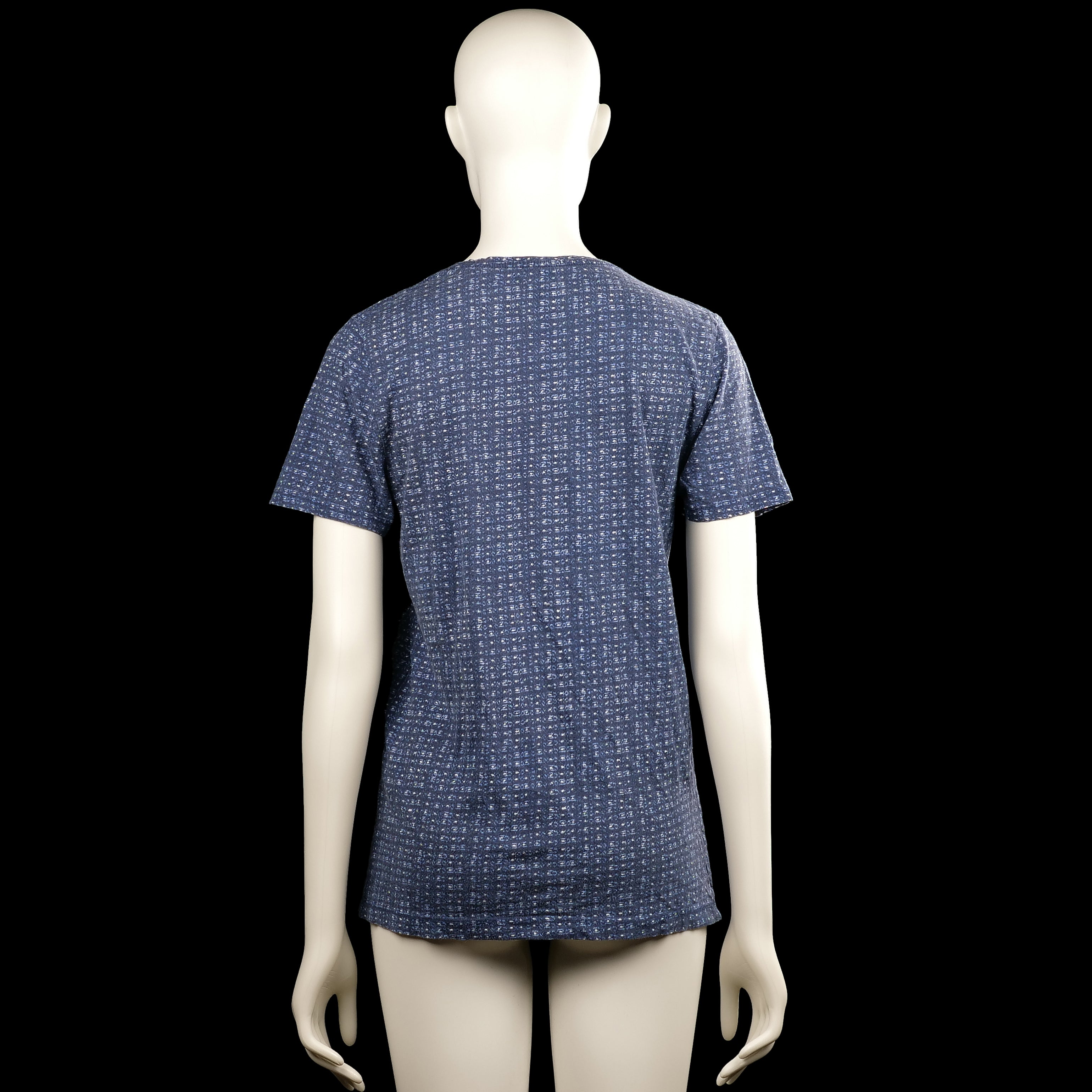 T-shirt - Navy & White - Size M