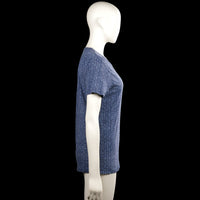 T-shirt - Navy & White - Size M
