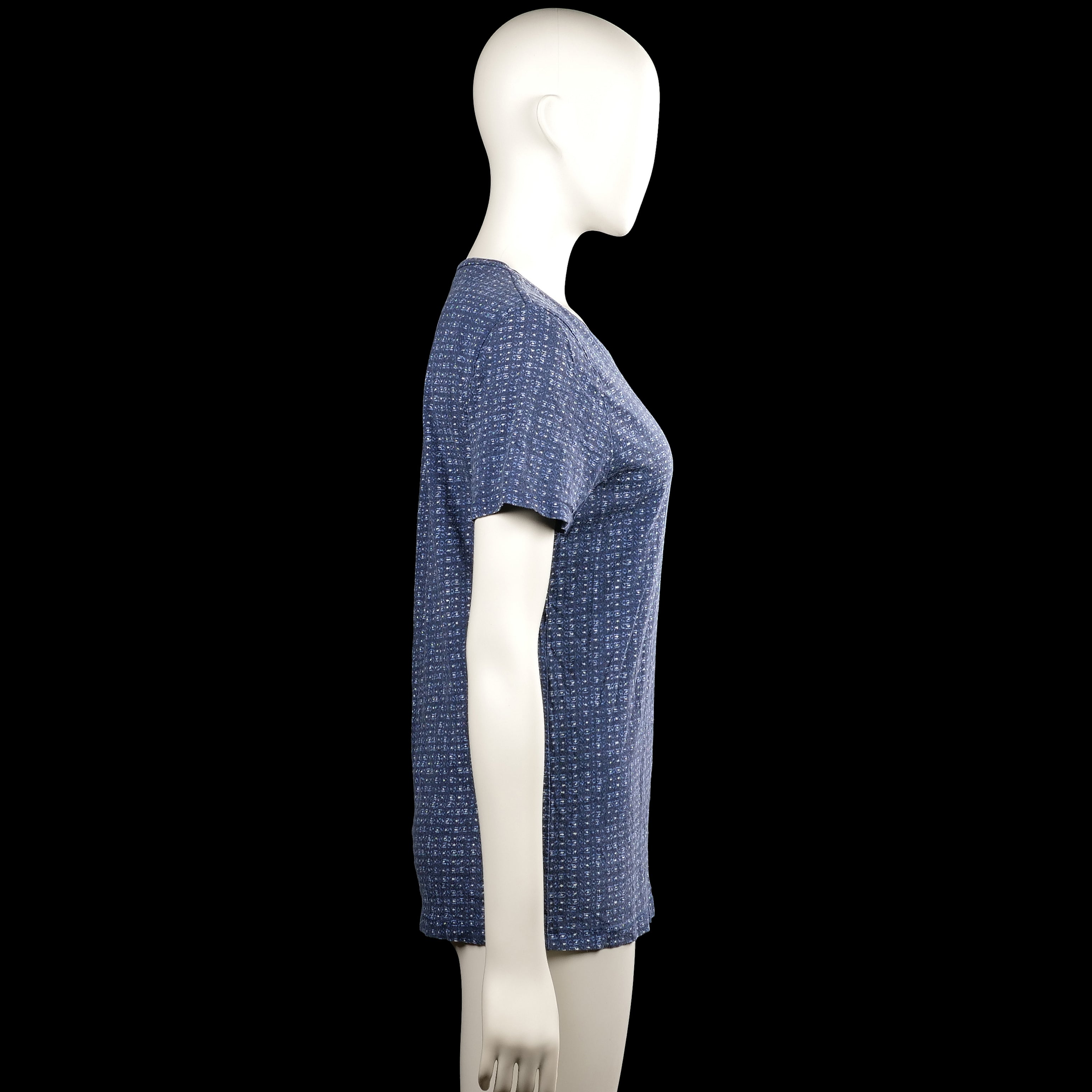 T-shirt - Navy & White - Size M