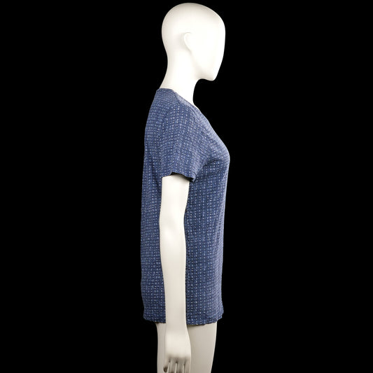 T-shirt - Navy & White - Size M