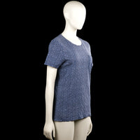 T-shirt - Navy & White - Size M