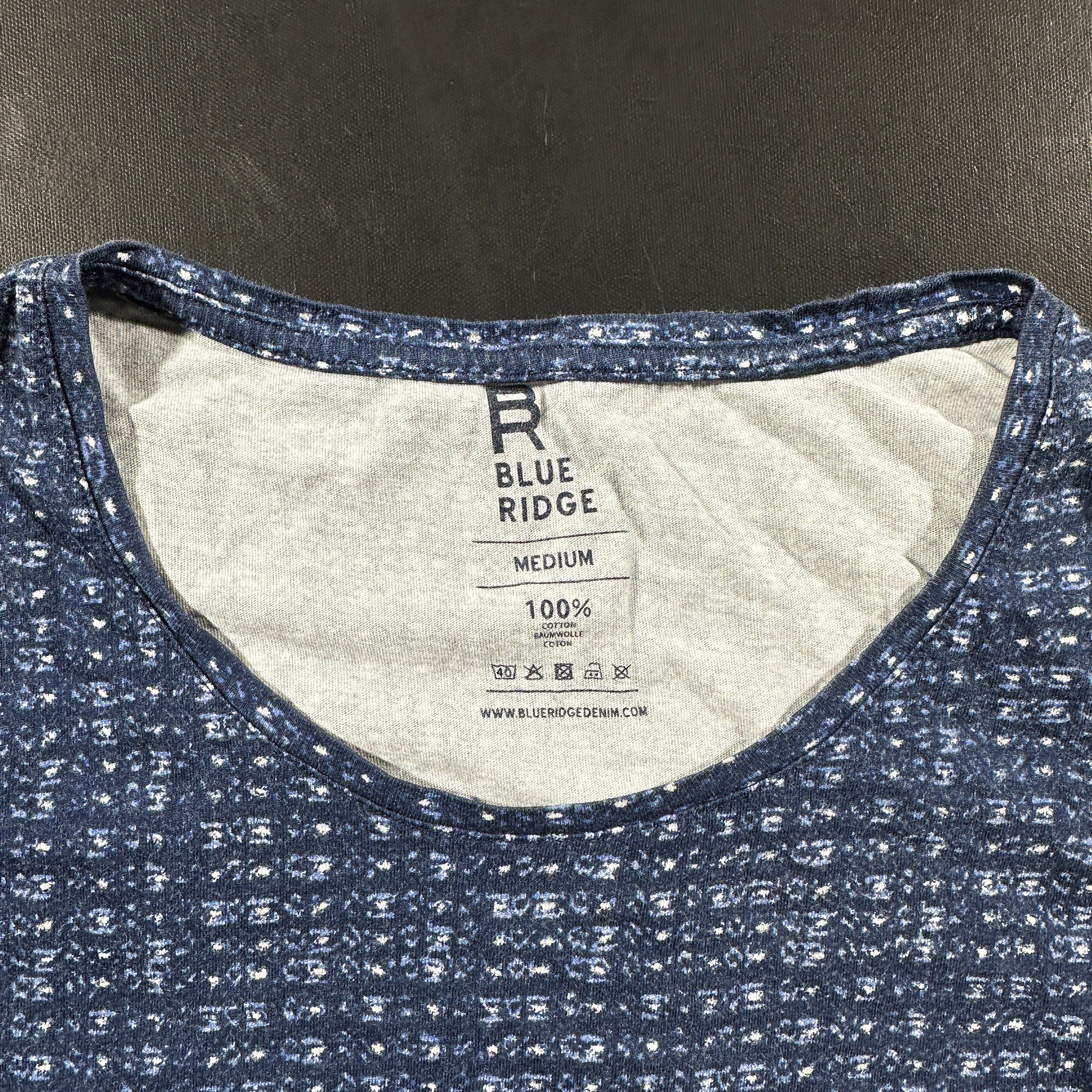 T-shirt - Navy & White - Size M