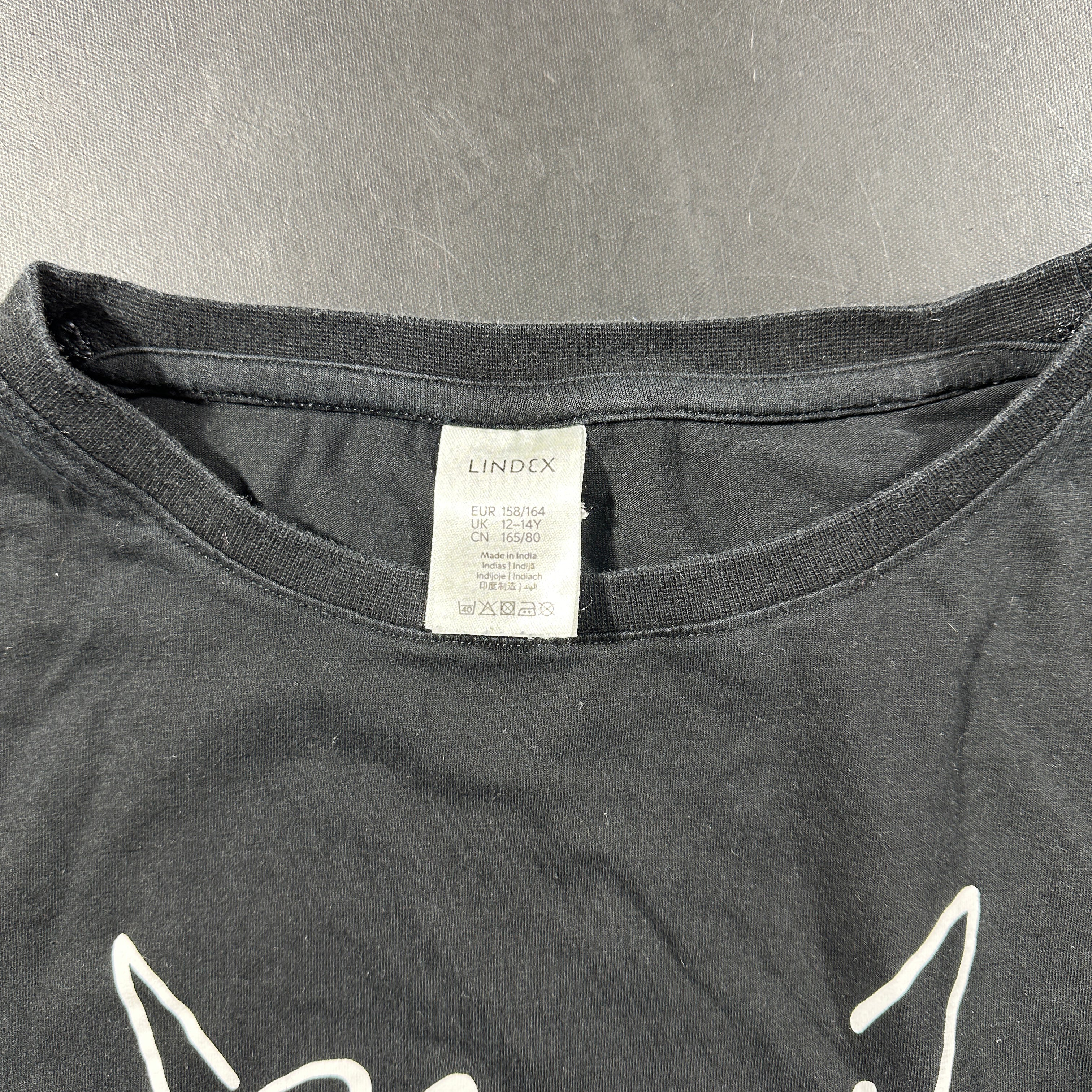 T-shirt - Charcoal - Size 158, 164