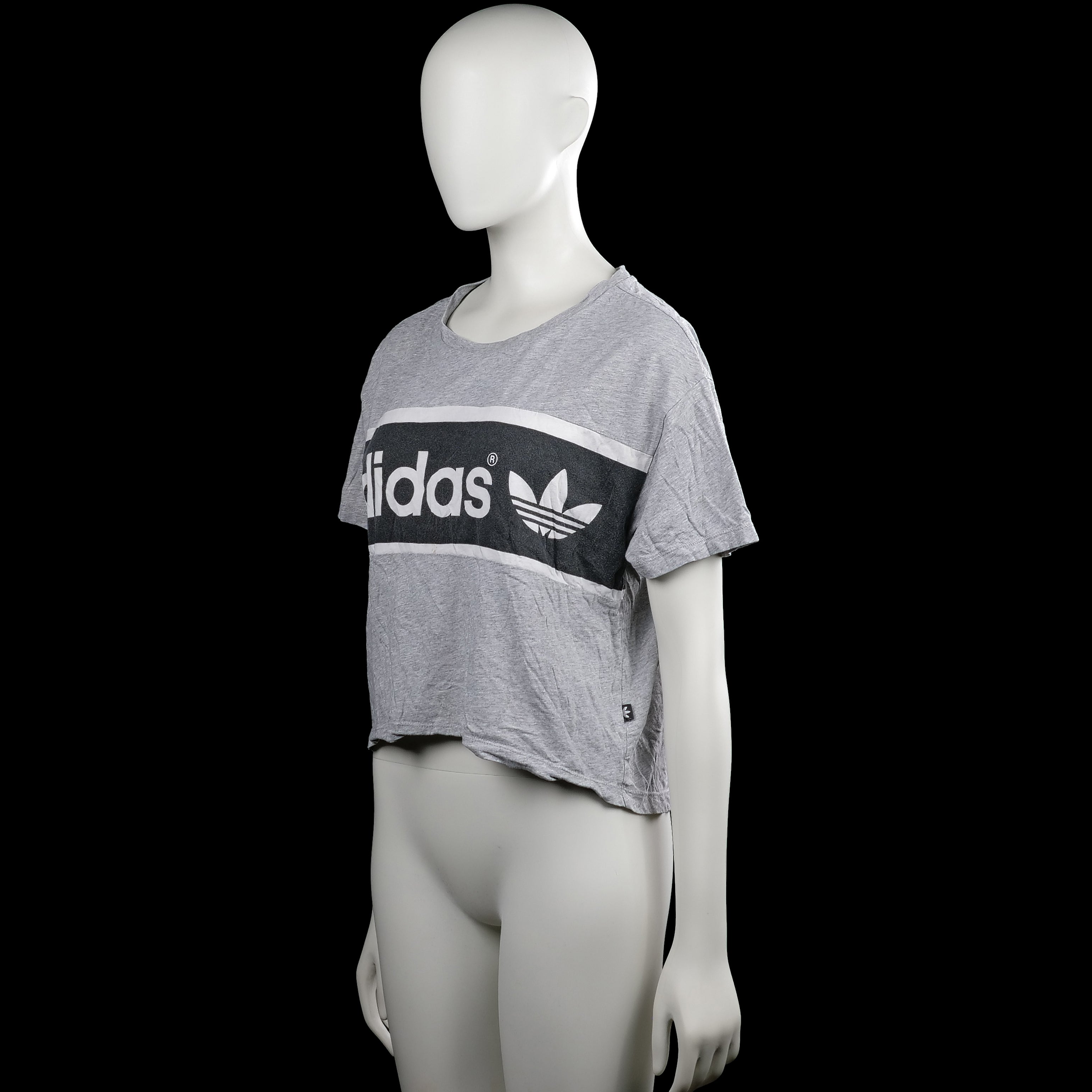 T-shirt - Light Gray & Black - Size 32