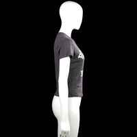 T-shirt - Dark Gray & White - Size M