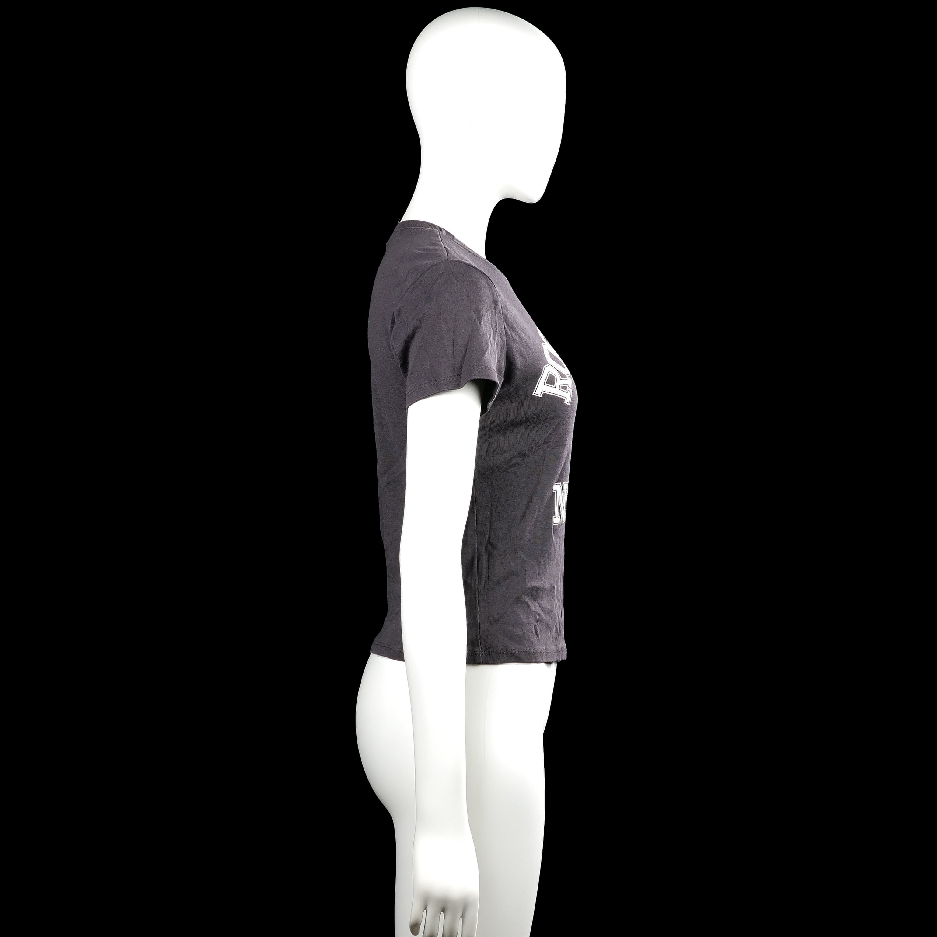 T-shirt - Dark Gray & White - Size M